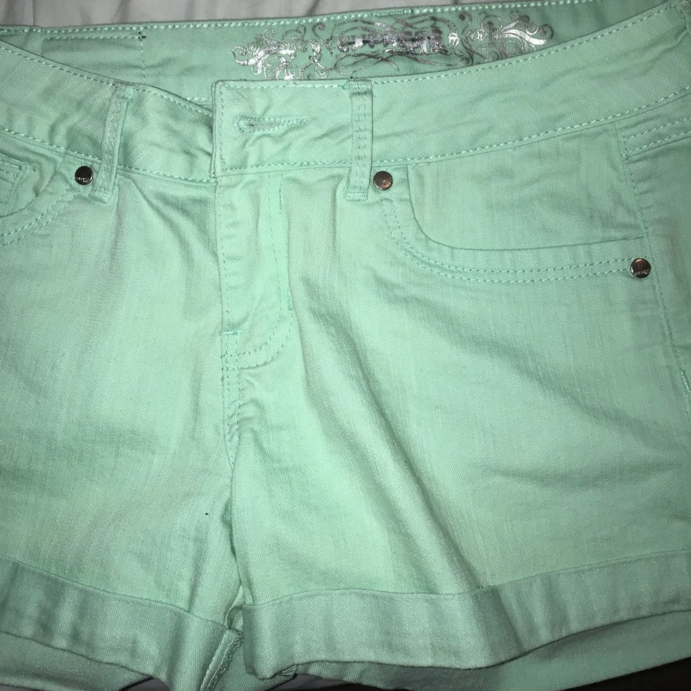 Mint shorts